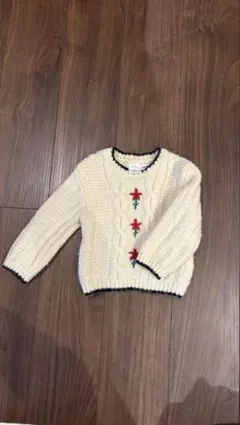【未着用】ZARA ケーブル編みニット 12-18ヶ月