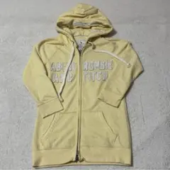 Abercrombie アバクロ 7分丈 ジップパーカー フーディ Sサイズ