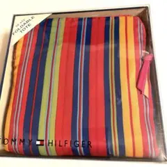 Tommy Hilfigerトミー ヒルフィガー　ストライプ柄　折りたたみトート
