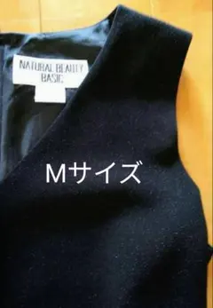 NATURAL BEAUTY BASIC ノースリーブワンピース Mサイズ