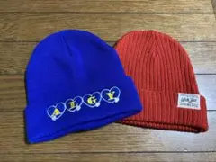 キッズニット帽　２点セット