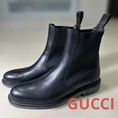 GUCCIグッチ353710 プラットフォームサイドジップブーツ レディース37 GUCCIグッチ353710 プラットフォームサイドジップブーツ レディース34