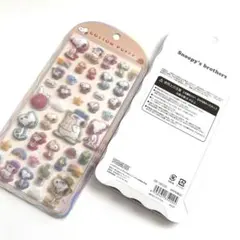 スヌーピー　コットンパフィーシール