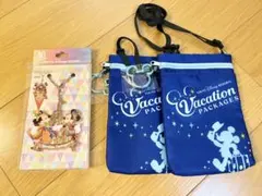 ディズニーバケーションパッケージ限定 ショルダーバッグ＆バッグチャーム