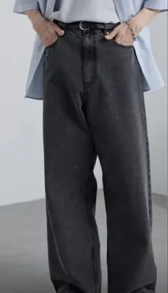 ヴィンテージメイクバギーセミワイドデニムパンツのサムネイル