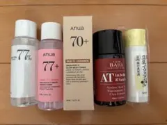 ミニ化粧水5本セット（Anua, Cos De BAHA,豆乳イソブラボン)