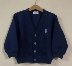 美品　ファミリア　カーディガン　紺色　100サイズ