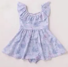 メゾピアノ　セパレート水着 100cm~ ラベンダー