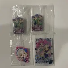 映画アイカツ！×プリパラ 黒沢凛 ラバーマスコット アクリルチャーム ウエハース