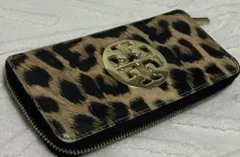 《破損あり大特価》【ToryBurch】　トリーバーチ レオパード 長財布