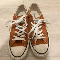 converse All STAR コーデュロイ　オレンジ