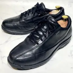 ミズノ ゴアテックス 25.5 4E 黒 サイドジップ 防水 本革 ウォーキング