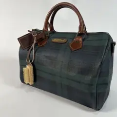 Polo Ralph Lauren ミニボストンバッグ　ブラックウォッチ