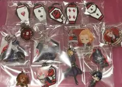 ツイステッドワンダーランド ハーツラビュル寮キーホルダーピンバッジ 15個セット