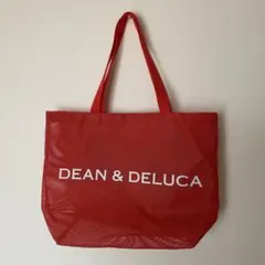 DEAN & DELUCA メッシュトートバッグ レッド