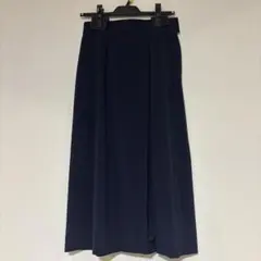ROPE ロペ プリーツ切替スカート ネイビーのサムネイル