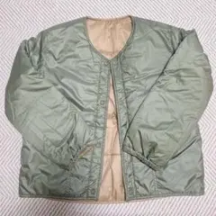 無印良品　キッズ　130　アウター　洗える中わたリバーシブルジャケット