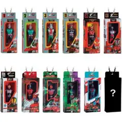 仮面ライダー ソフビパッケージチャーム＆チョコスナック 全１２種セット