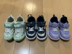 キッズシューズ　女の子4点　16.5,17.0,18.0