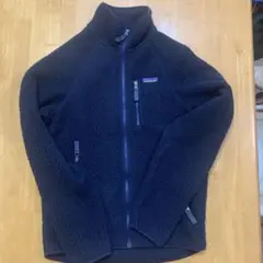 パタゴニア、ネイビー フリースジャケット