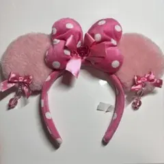 ミニー　カチューシャ　ピンク