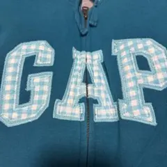 GAP ターコイズブルー パーカー L