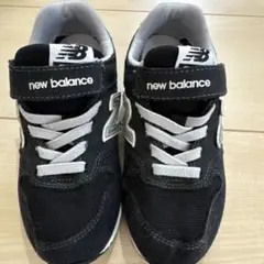 New Balance ブラックスニーカー ベルクロ18.5センチ