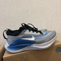NIKE ZOOM FLY4 グレー／ブルー 26.5cm - メルカリ