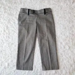 sacai グレンチェック ベルテッド ショートパンツ サカイ ベルト