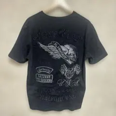 T*i様 フラッグスタッフ バック刺繍 半袖Tシャツ XL ブラック バイカーのサムネイル