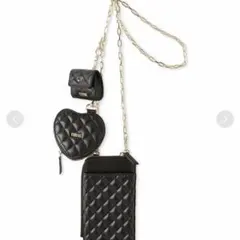 FURFUR キルティング3SETマルチショルダー ブラック