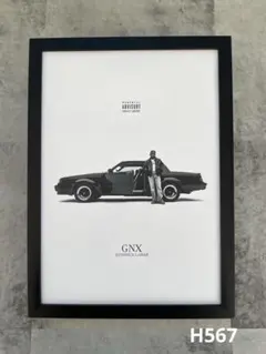 H567 ケンドリックラマー　gnx A4サイズ　アートポスター　 HIPHOP
