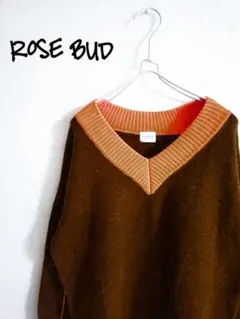 D221866 ROSE BUD Vネックニット