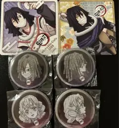 鬼滅の刃 伊黒小芭内 甘露寺蜜璃 辰年 宴奏 お楽しみくじ 缶バッジ コースター