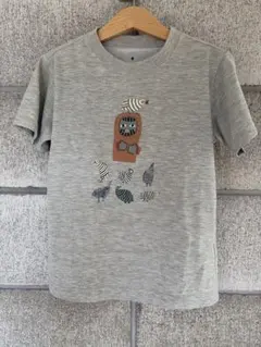 mont-bell WIC.T Kid's 鳥と山男 Tシャツ　130cm