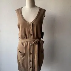 新品・未使用‼︎ LEI ブラウン ニットベスト L