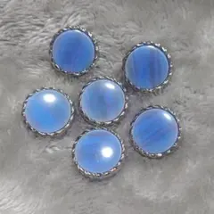 まとめ売り ボタン ブルー 青 ヴィンテージボタン 飾りボタン