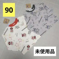 【90cm】アンパンマン 長袖 Tシャツ 2枚セット ダダンダン 男の子 ベビー