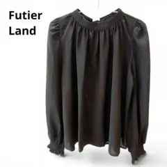 Futier Land ブラウス バックリボン バルーンスリーブ 黒 フリーのサムネイル