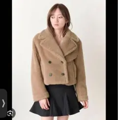 snidel スナイデル ボアショートコート