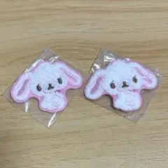 はま寿司 シュガーバニーズ ワッペンシール しろうさ セット