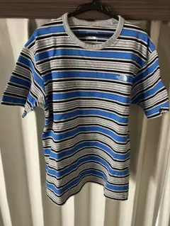 THE NORTH FACE 半袖ボーダーTシャツ　綿コットン