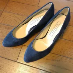 BINOCHE パンプス 未使用 ネイビー 展示品 スエード ビノシュのサムネイル
