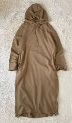AMERICANA 美品 裾スリットスウェットワンピース F ブラウン
