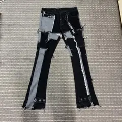 VALABASAS パッチワーク ブーツカットデニム 32