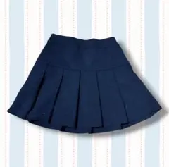 UNIQLO プリーツミニスカート ブラックのサムネイル