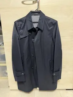 ステンカラーコート GU ネイビー S