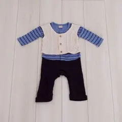 petit main❤️長袖 カーディガン風カバーオール 70サイズ