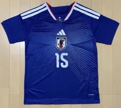 【W杯】サッカー日本代表 鎌田大地 15番 オーセンティックユニフォーム　長袖 W杯】サッカー日本代表 鎌田大地 15番 オーセンティックユニフォーム