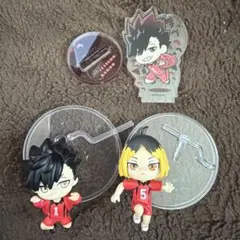 ハイキュー　ぴょんコレ　フィギュア　アクリルスタンド　黒尾　孤爪